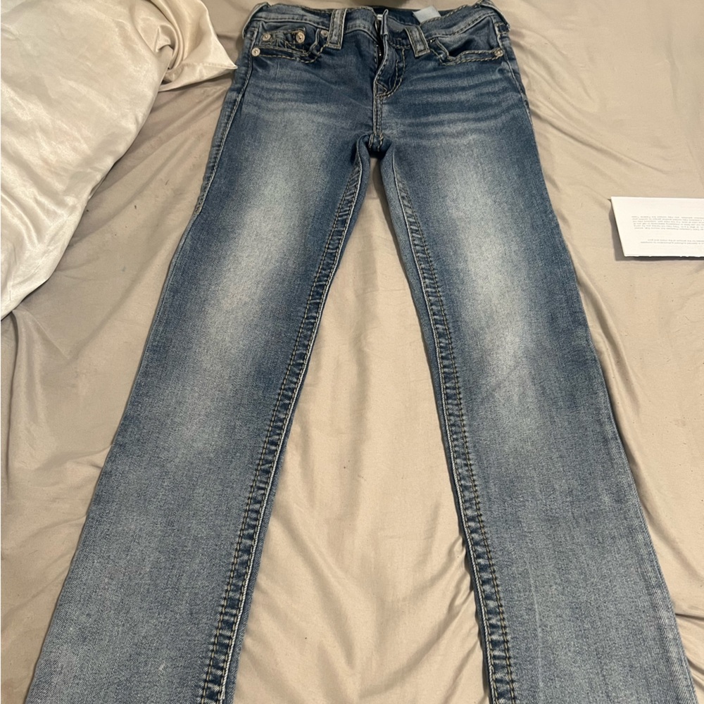 True Religion Billie Mid rise Straight jeans